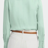 Favorite Daughter The Date Blouse in Light Sage
