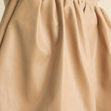 Faux Leather Bubble Mini Skirt