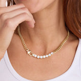 Melinda Maria Julian Loves Diamonds 6.8mm Necklace in Gold