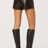 ASTR The Label Wynn Velvet Shorts