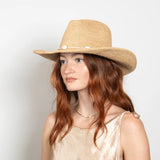 Wyeth Reed Raffia Cowboy Hat in Natural