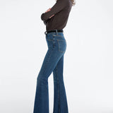 Favorite Daughter The Slinky Date Blouse in Espresso