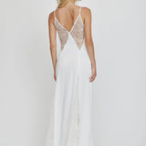 THIRD FORM Inhale Panel Slip Dressi in Opal