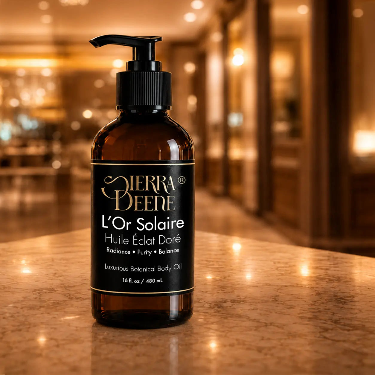 Sierra Deene L'Ore Solaire Huile Éclat Doè Botanical Body Oil