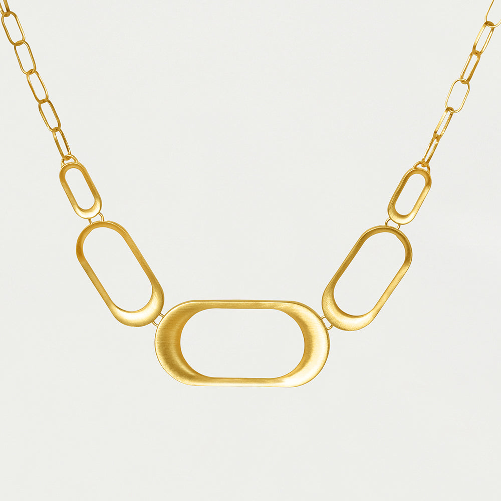 Bleecker Statement Collar Necklace in Gold