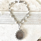 Angel Coin Medallion Necklace