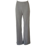 Basic Essentials Ribbed Flare Pants in Cloud Grey