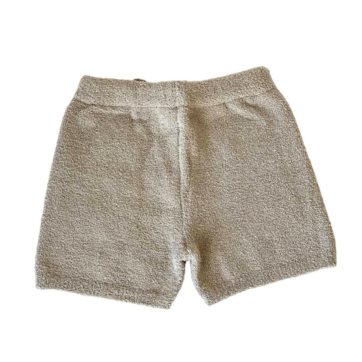 Solid Color Luxury Lounge Shorts in Taupe.