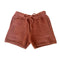 Solid Color Luxury Lounge Shorts in Blush.